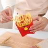 with Dip Compartment Snack Container 2 in 1 Dessert Plate French Fry Cup  Kitchen Accessories