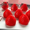 3 шт. игрушка-сдавливание клубники, снятие стресса, красная, розовая, прозрачная, сенсорная игрушка для детей и взрослых, мягкая, TPR, мяч для снятия стресса, имитация фруктов, игрушка-фиджет