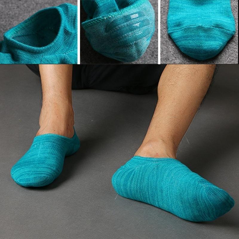 Мужские носки, хлопковые повседневные однотонные носки, Calcetines Hombre, короткие мужские носки-лодочки до щиколотки