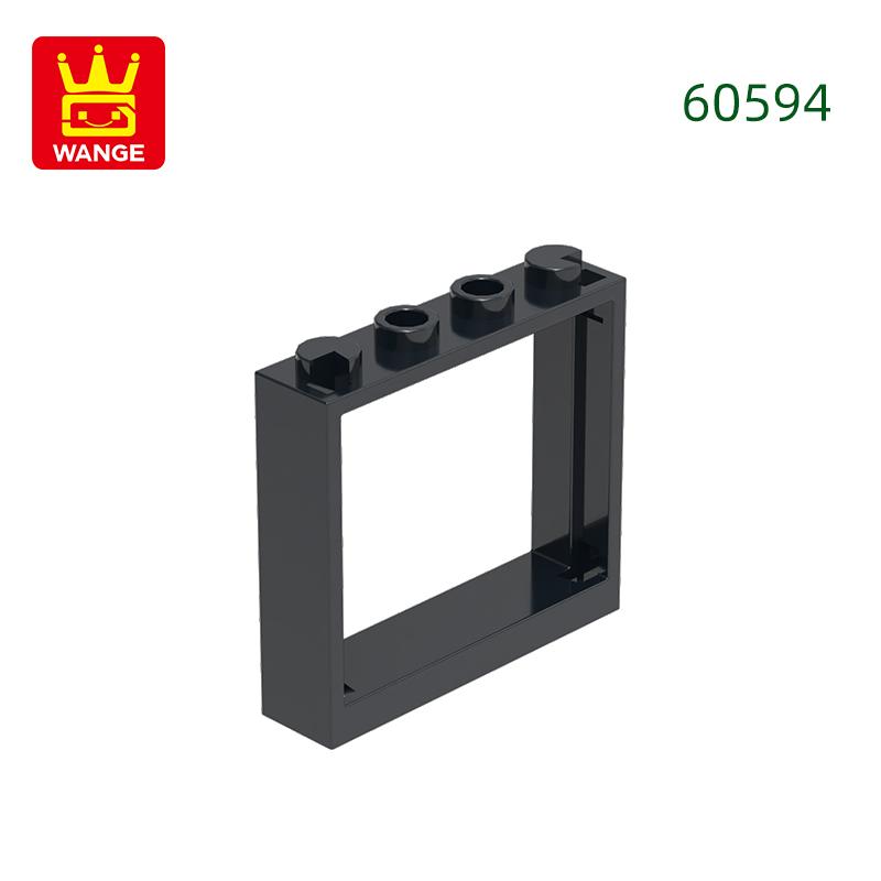 Нетоксичные 54 шт./лот 60594 Рама окна 1x4x3 Строительные блоки Аксессуары Moc Совместимые с Строительными кирпичиками DIY Детские игрушки
