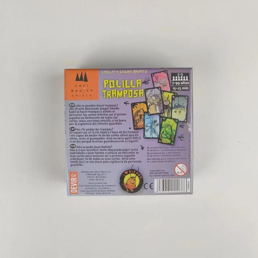 Полилла Трампоса: Испанская игра-обманщик «Мотылёк и немецкий таракан» для взрослых и детей