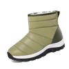 Ladies' Winter Fashionable Anti Slip Wear-resistant and Warm High Top Cotton Shoes with Added Fleece Outdoor Snow Boots
