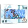 Canvas Print, Blue Orchid Composition