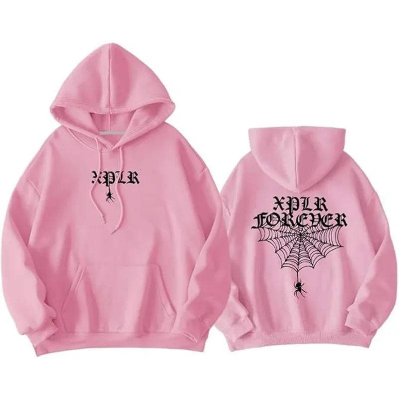 Мужская толстовка Новая толстовка с принтом Паука Мужская толстовка с длинным рукавом для ролевых игр