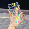 Чехол для телефона "Разноцветные капли дождя и линии" для Samsung Galaxy S26 S25 S24 S23 S22 S21 S20 FE Plus Прозрачный защитный чехол из ТПУ