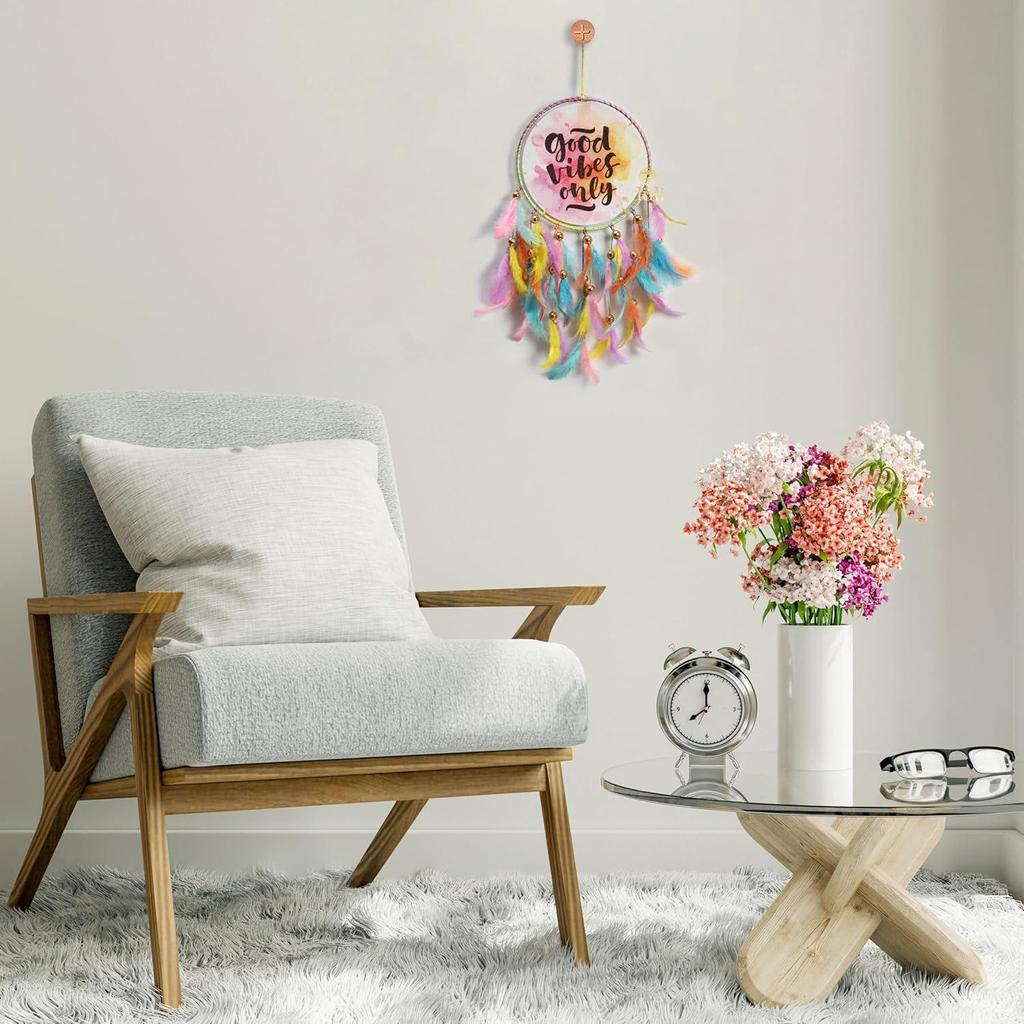Dream Catcher Handmade Tree of Life Canvas Dreamcatcher for Bedrooms Office Balcony Outdoors Garden Car Hanging