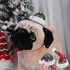 Регулируемая Рождественская Шапка для Питомца Декоративная Рождественская Шапка для Щенка Головной Убор для Кошки Шапка Новый Год