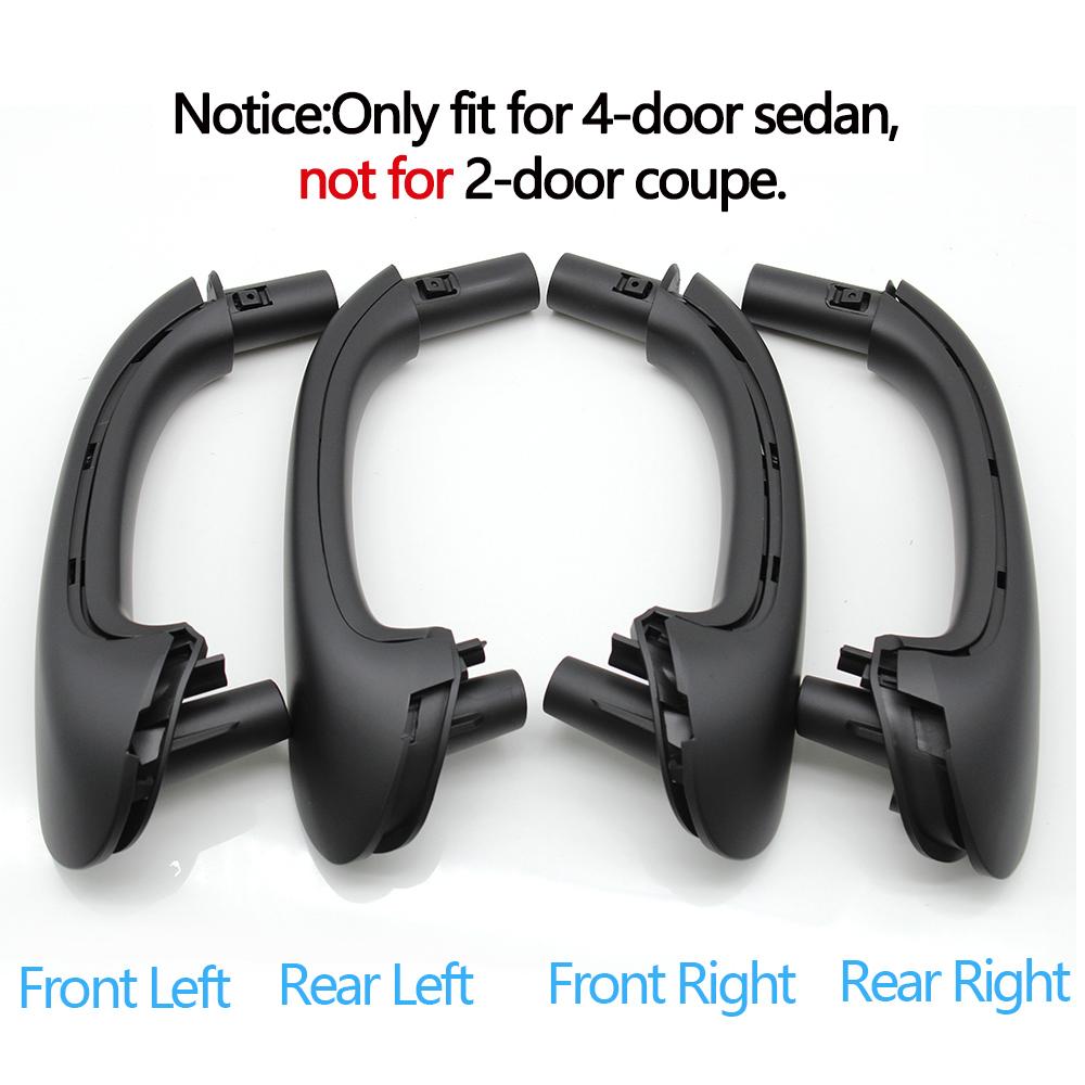 2PCS/4PCS Car Interior Accessories Front Left Right Door Pull Handle Set Replacement For Mercedes Benz W203 C Class