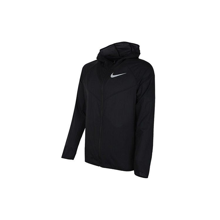 Nike Куртки Мужские Черные С Капюшоном Умеренные Прочие AR0258-011