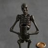 yangyizhi Halloween Skeleton Candle Holder, Gothic Resin Hand And Standing Candlestick Holders for Table Mantel Decor
