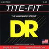 DR Strings TITE-FIT Electric Guitar Strings, Nickel, .009-.042, LT-9
