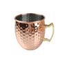 Кружка для Moscow Mule из нержавеющей стали с чеканкой - Европейская коктейльная чашка с медным покрытием