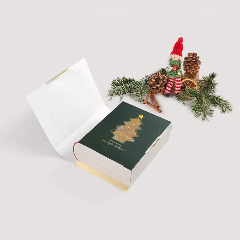 5pcs Navidad Noel Merry Christmas Candy Boxes Xmas New Year Party Gift Packaging Party Decoration
