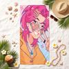 romance Soft Beach Towel Stylish Beach Pool Towel for Summer Seaside Vacation Travel