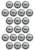New metal 14mm Opel Car Remote Key Fob JRTD4R5 Emblem Badge Radio button Sticker Replacement for Astra Mokka Insignia Zafira Corsa Tigra