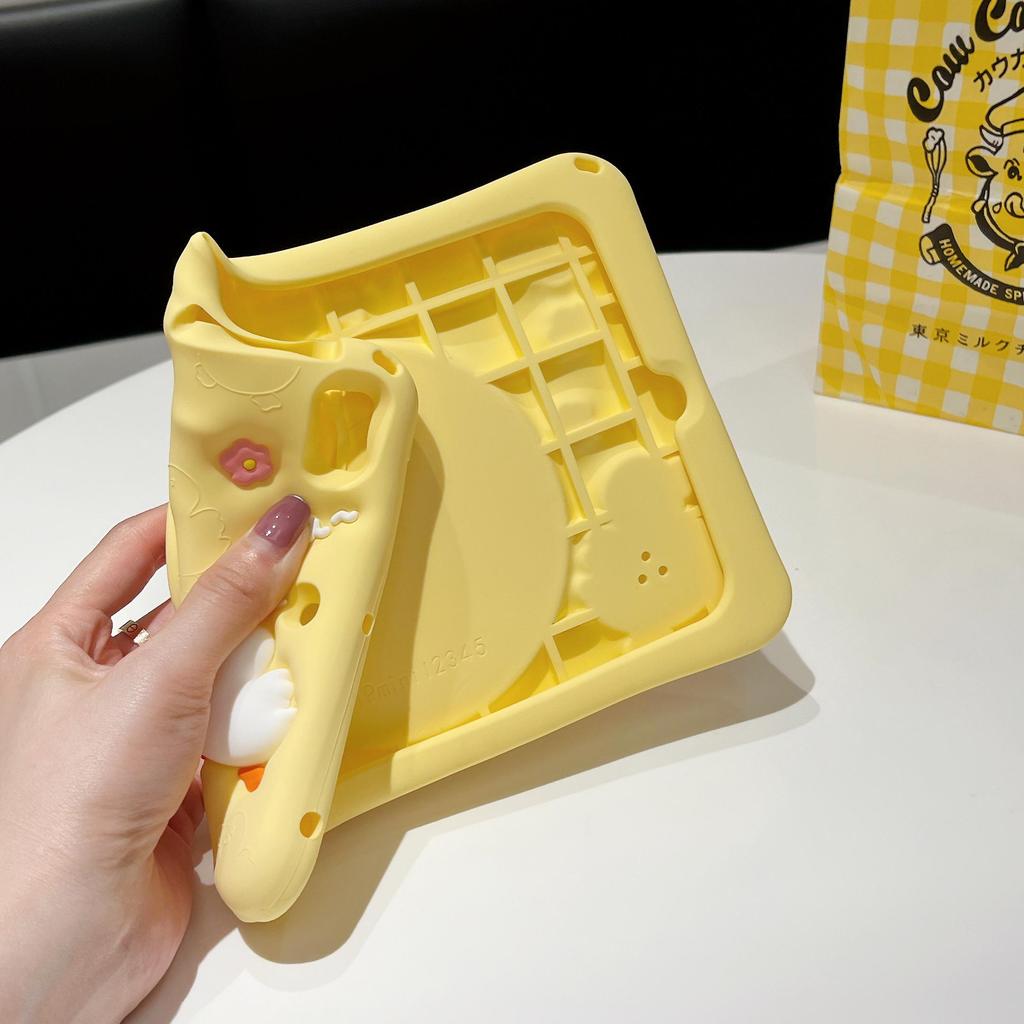 Silicone Stand Case For iPad7 2019 iPad8 2020 iPad9 2021 10.2 Inchs A2197 A2270 A2602 A2603 Tablet Cover Funda