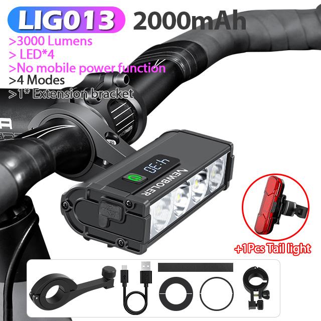 Bicycle Light Front 10000Lumen Bike Light 10000mAh Waterproof Flashlight USB Charging MTB Road Cycling Lamp Accessories 7