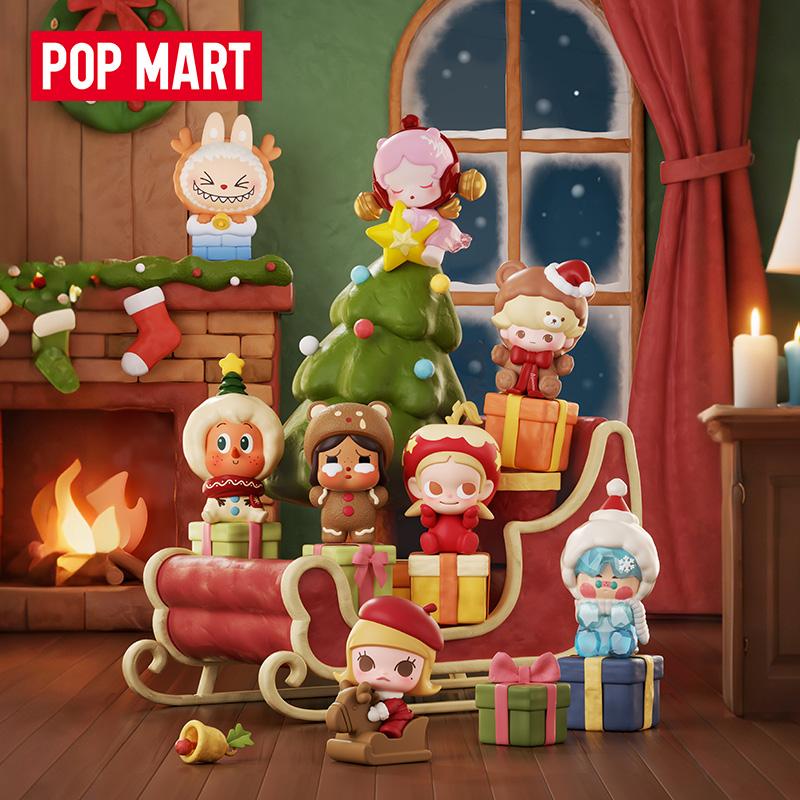 POP MART Рождественский Подарок Доставка Коллекция Милые Семена 1 43 Секретные Коробки Одиночный Набор Коробка/2 шт. Коробка PPMT-2511-0009