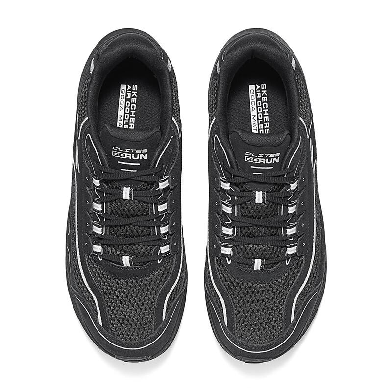 Skechers Мужские удобные универсальные прочные низкие кроссовки для бега Мужские кроссовки Черные 220870-BBK