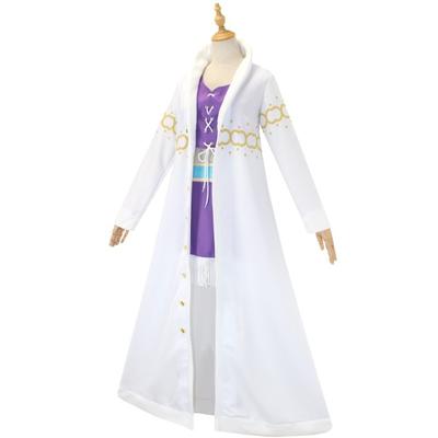Косплей костюм Робин из One Piece, куртка с меховым воротником, полный комплект косплей костюма Николь Робин
