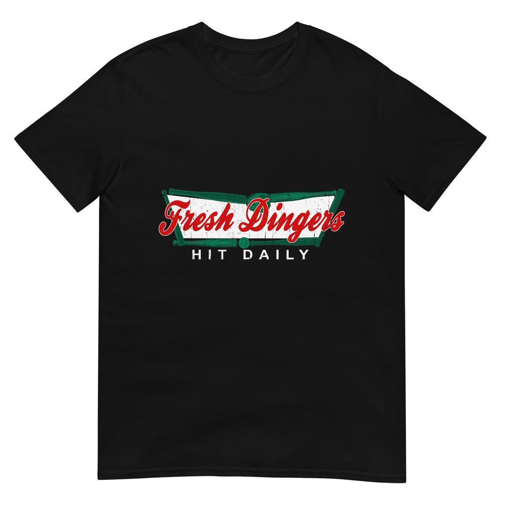 Dont Bunt Hit Fresh Dingers Funny Baseball Softball Game Tshirt