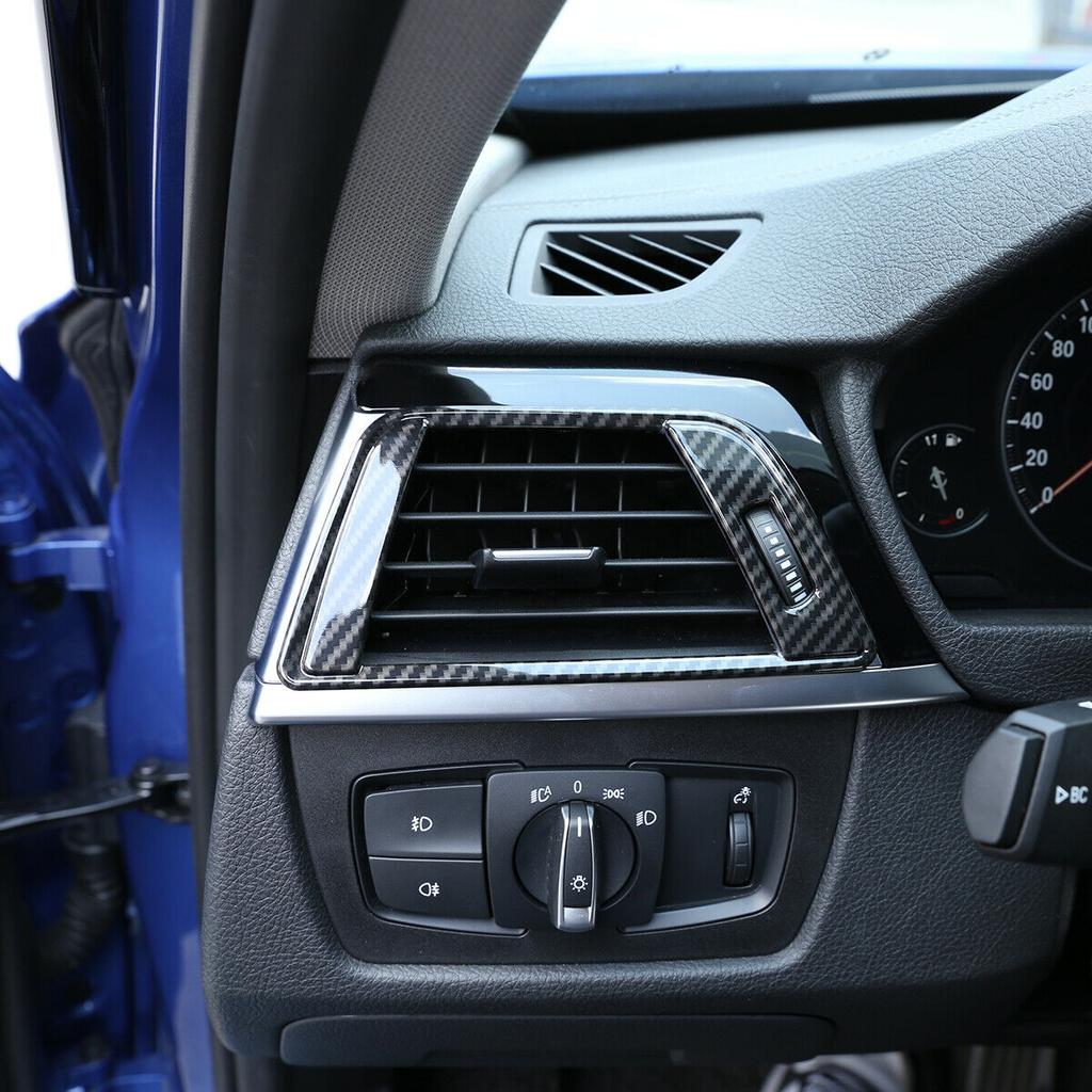 For BMW 3 4 Serie 3GT F30 F31 F32 F33 F34Car Dashboard Side Air Condition Outlet Vent Trim Cover ABS Chrome Interior