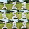 1PC 32 Inch White Number Stand 0-9 Shape Balloons Aluminum Film Birthday Party Decor Kid Toy Anniversary Balloons