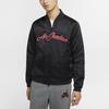Jordan Куртка-бомбер MA-1 с бейсбольным воротником и длинными рукавами, мужская верхняя одежда, черная CD5760-010