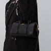 Jordan Metal Airman Logo Leather Polyester Boston Bag Unisex Handbags Black DR5595-010