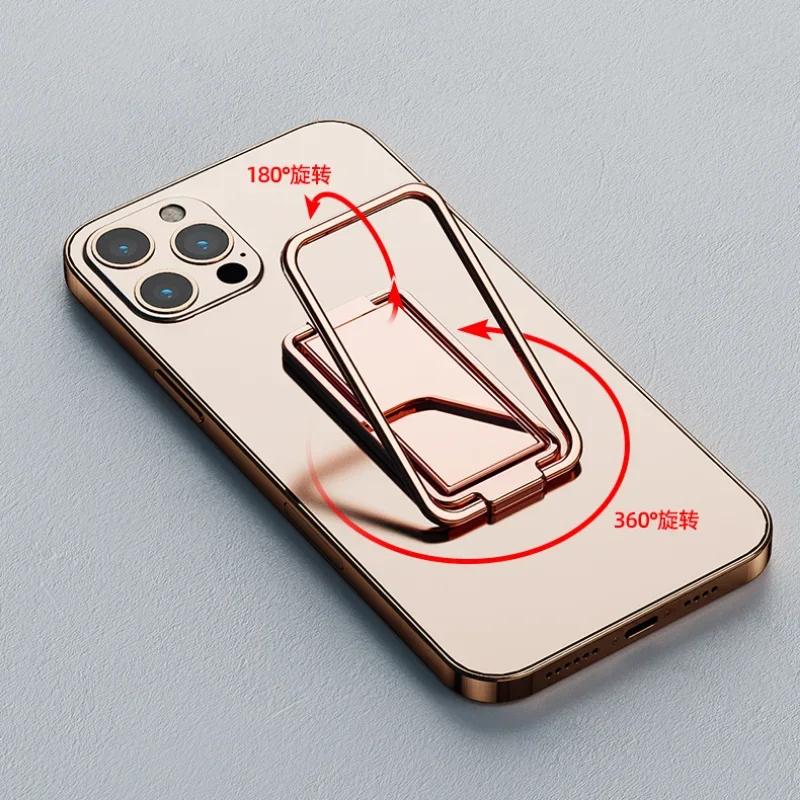 Держатель для сотового телефона с кольцом на палец, многофункциональный вращающийся металлический держатель-репликатор для мобильного телефона, ленивый кронштейн, настольные аксессуары