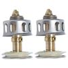 2 Pack Stainless Steel Sink Stopper Drain Filter Push Bounce Sink Drain Sink Strainer  Kitchen