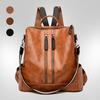 New Fashion Backpack Simple Women's Bag Light Schoolbag Leisure Travel Large Capacity Soft Leather Backpack Women's Bag