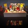 15cm Dimmable Tricolor Wooden Base with LED Lights, Acrylic Plexiglass Epoxy Resin Display Stand, USB Powered for 3D Night Light