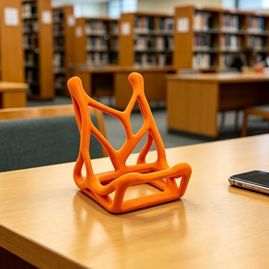 Держатель для мобильного телефона, 3D-печатная подставка для телефона в стиле скелета, Тонкое легкое декоративное украшение для стола, прикроватной тумбочки, гостиной, рабочего стола