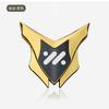 Suitable for Zhiji LS9/LS6/L6/L7/LS7 automotive metal decorative stickers 3D three-dimensional body C pillar shield mark