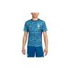 Nike Мужская футболка Nike Dri-FIT для предматчевых тренировок по футболу Brazil Academy Pro, короткий рукав, FJ2723-445