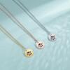Cazador Stainless Steel Round Pendant Necklace for Women Excitation Words Strange Faith Believe Love Birthday Jewelry Gifts 2026