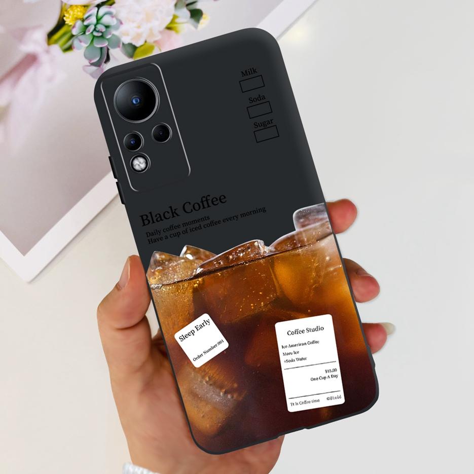 Чехол для Infinix Note 11 X663 X663B Стильный окрашенный задний чехол 6,7'' Ударопрочный чехол для телефона Для Infinix Note 11 Note11 Мягкий чехол