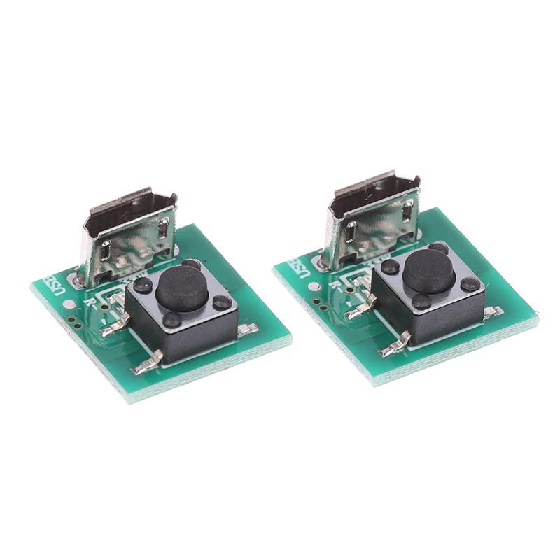 Яркий свет фонарик аксессуары Android порт зарядки сенсорный переключатель функция Diy модуль плата два набора светодиодов использование