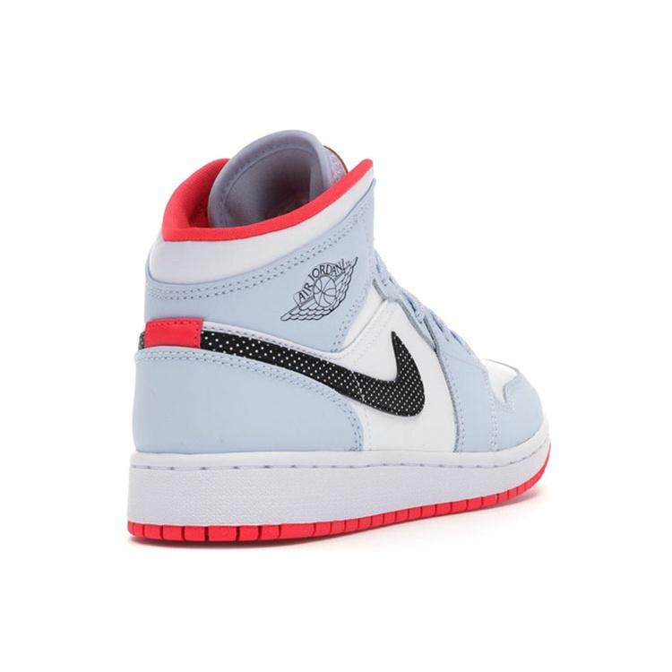 (GS) Air Jordan 1 Mid 'Half Blue' Kids' 555112-400