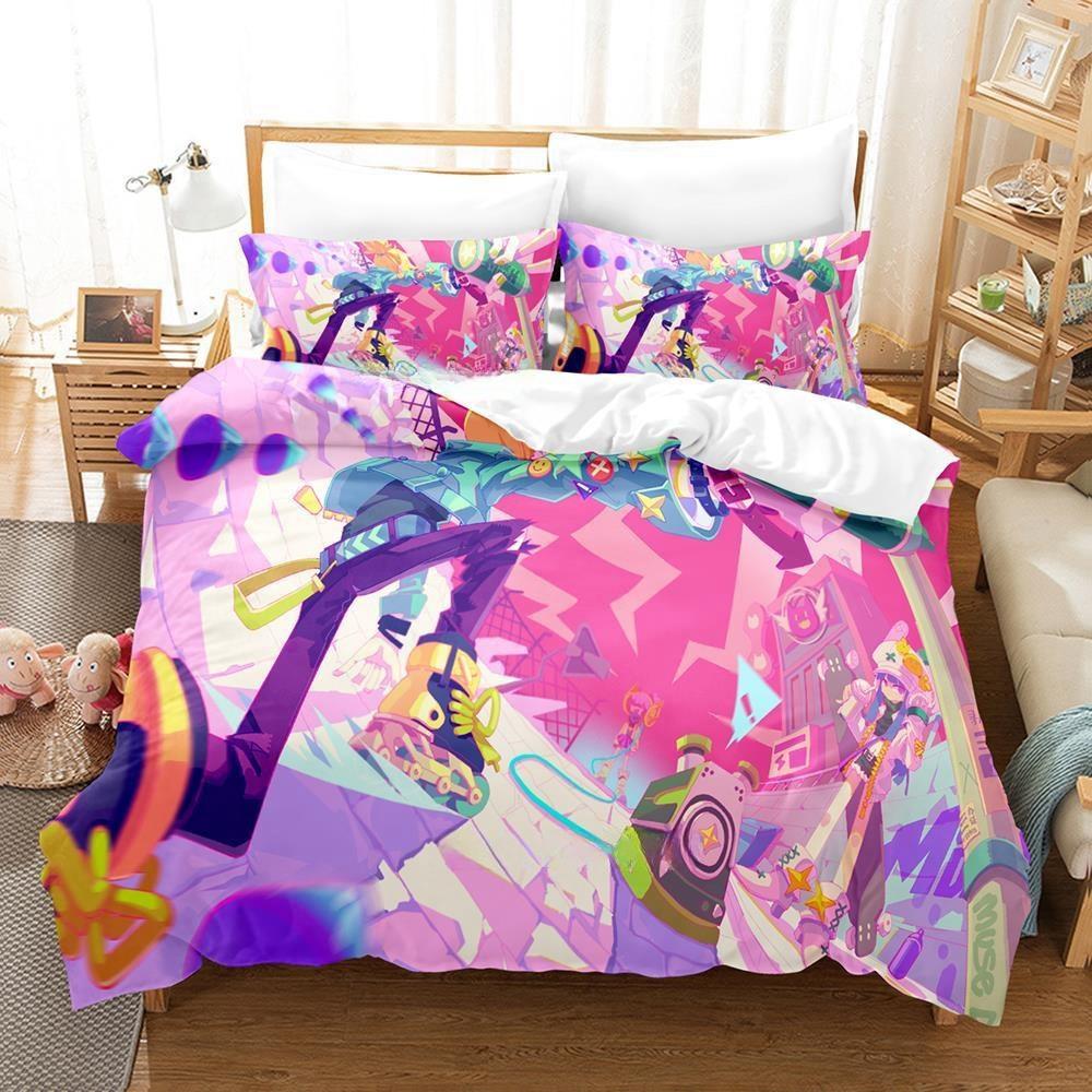 Fashion 3D Print Music Game  Muse Dash Bedding Set Single Twin Full Queen King Size Bed Set Adult Kid Bedroom Duvet Cover Sets