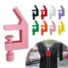Пластиковый держатель для молнии, сплошной цвет, многоразовый инструмент для изготовления молний, легко собирается, вспомогательный инструмент для ручного шитья, шаблон для молнии