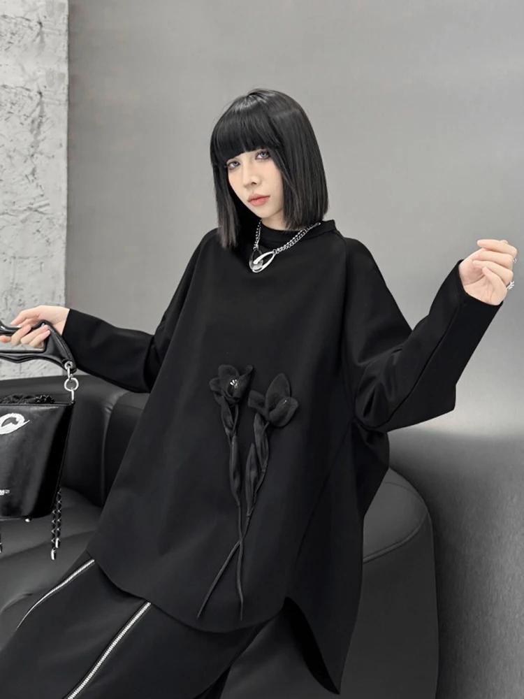 Xitao Асимметричные толстовки с трехмерным декором LJ1081