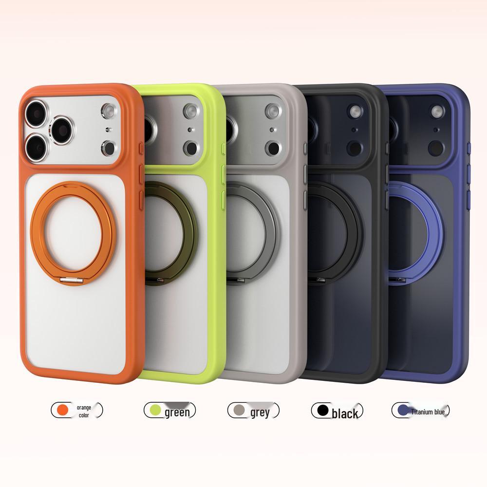Совместимо с Apple iPhone 17 Pro Max: Вращающийся магнитный чехол для телефона, защита от пожелтения, высококачественная прозрачность для iPhone 16 и 15