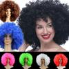 Clown Cosplay Football Fans Curly Hair Children/Adults Dressing Colorful Wigs Black Afro Curly Wig