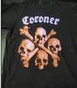 Черная футболка с логотипом группы Coroner, все размеры S-5XL, унисекс