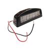 LED Black Licence Number Plate Lamp Light 10-30v Truck Tractor Buses Lorry and Multple Vehicles