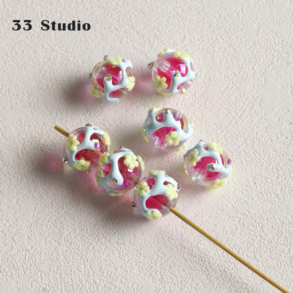 Тяжелая специальная дрель, бусины с ручной росписью, аксессуары «сделай сам», комплект материалов, цепочка для мобильного телефона, автомобильный кулон, бусины-проставки, браслет