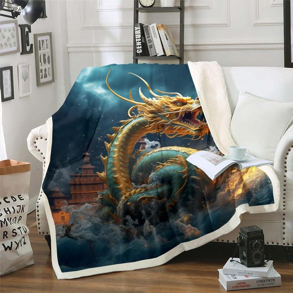 Красочное одеяло с динозаврами, мягкий флисовый плед, декор для детской комнаты, подарок для малыша, дизайн с мультяшными животными, домашний декор