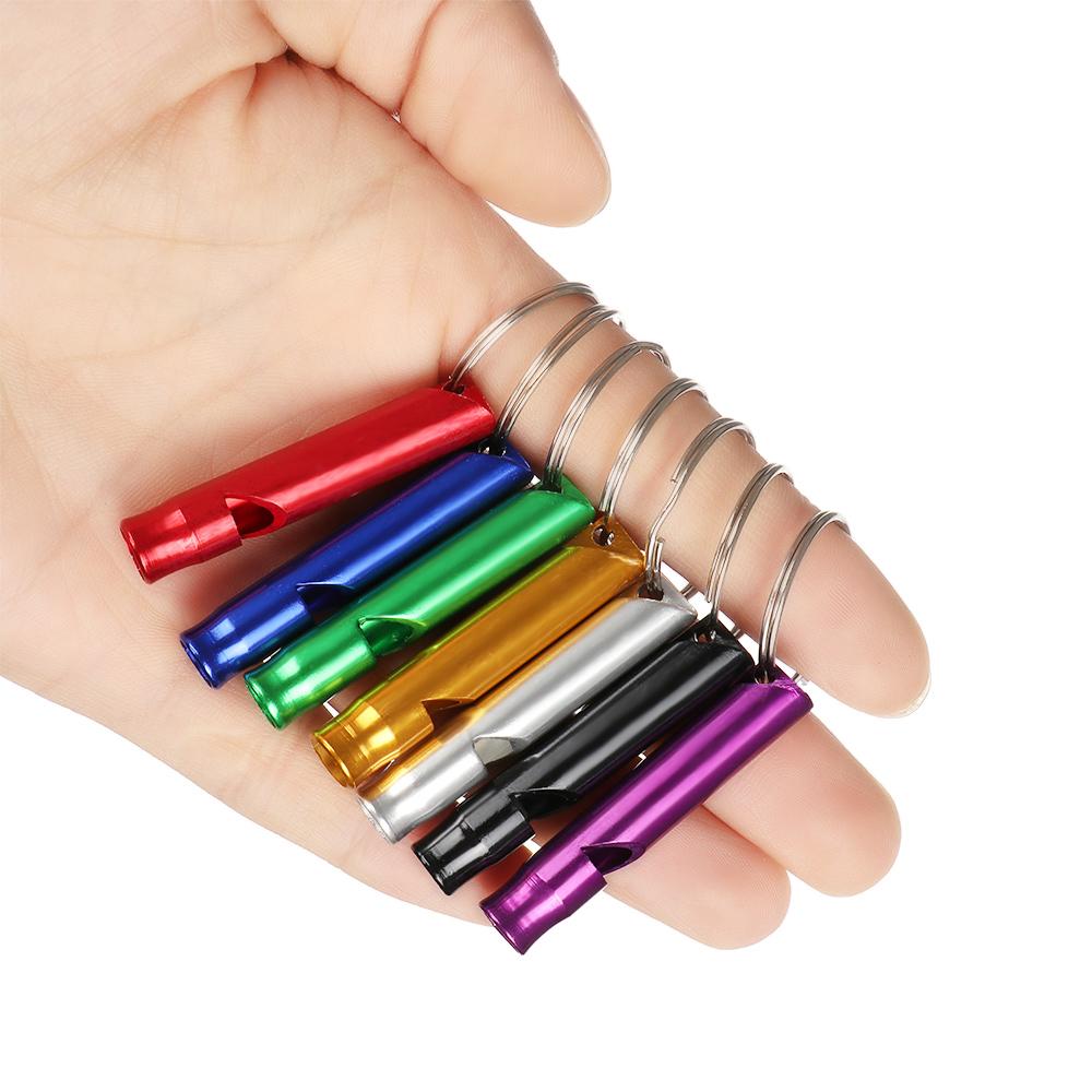 7 Colors with Keyring Outdoor EDC Tools Emergency Whistles Training Accessories Survival Whistle